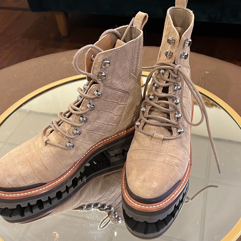 Beige/cream marc fisher boots!
